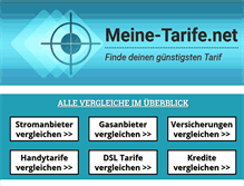 Tablet Screenshot of meine-tarife.net